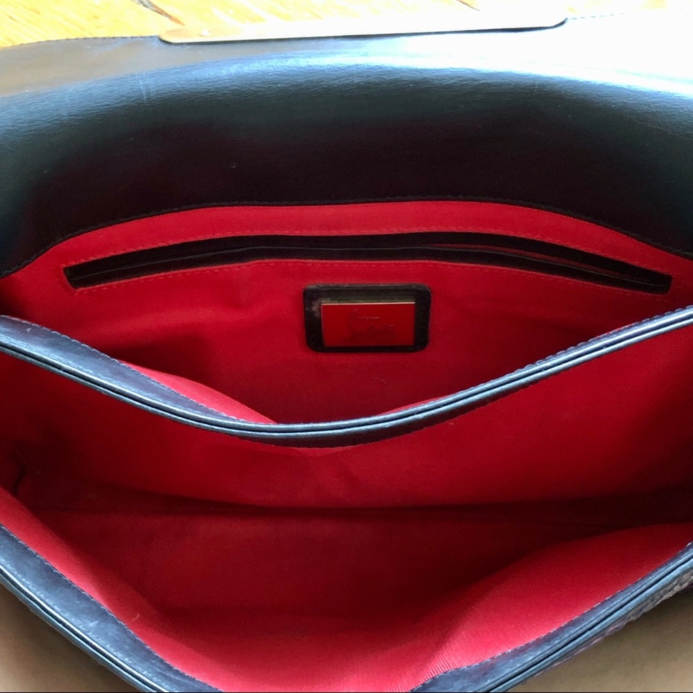 Louboutin snakeskin clutch purse - Picture 6 of 6
